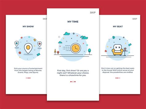 My Show My Time My Seat By Monica For Bookmyshow On Dribbble