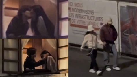 Video Bts V Blackpink Jennie Spotted On A Romantic Date In Paris