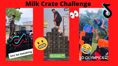 Viral Milk Crate Challenge Tik Tok Compilation Youtube