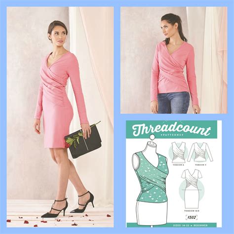 This Popular Wrap Dress Sewing Pattern Was Published In The English