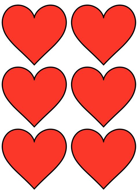 12 Free Printable Heart Templates Cut Outs Freebie Finding Mom 15
