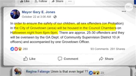 Georgia Mayor Will Round Up All Sex Offenders On Halloween Night
