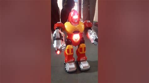 Iron Man Robot Toy For Kids Rotating Toy Car Youtube