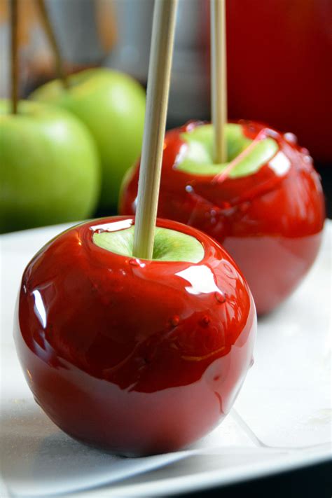 Valentines Day Red Hot Candied Apples Taste Of The Memories