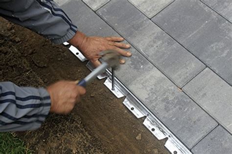 All metal edging can be shipped to you at home. EasyFlex 1856-24C Commercial Grade Aluminum Paver Edging ...