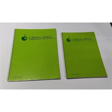 Green Apple Spiral Notebook G 0850 85 X 11 50 Sheets G 0780 7 X
