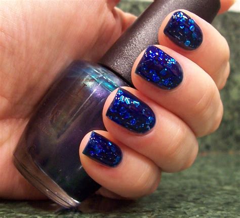 The Best Blue Glitter Nail Designs Ideas Fsabd