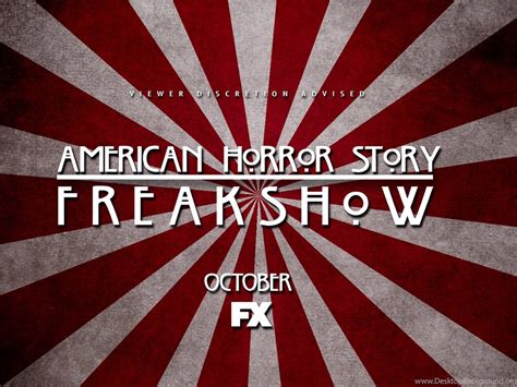 American Horror Story Freak Show 2014 Poster Wallpapers Desktop Background