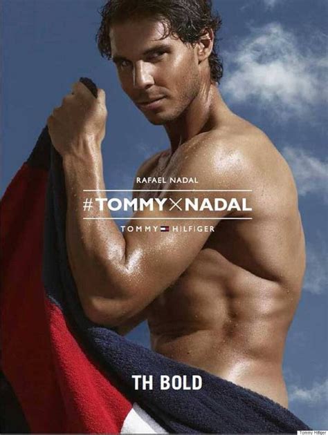 rafael nadal strips down for steamy tommy hilfiger ad photos huffpost style