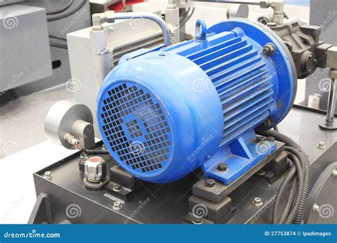 Powerful Electric Motors For Industrial Equipment Stock Photo Image