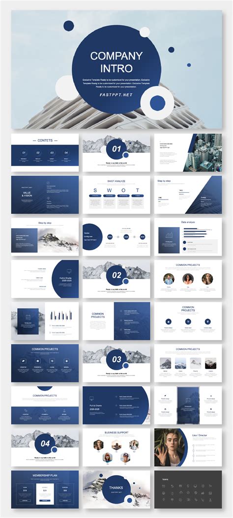 A Business Plan & Introduction Presentation Template - Original and ...