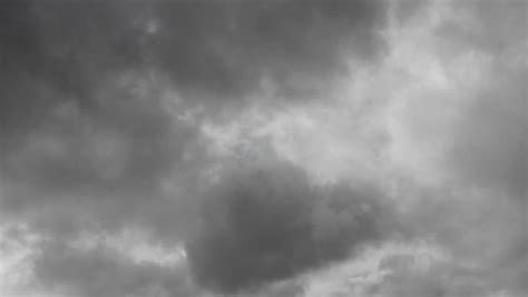 Fast Moving Dark Gray Rain Clouds Time Lapse Stock Footage Video