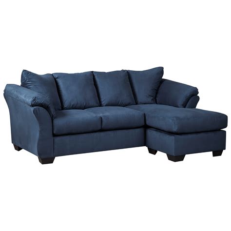 Ashley Signature Design Darcy Blue 1378654 Contemporary Sofa Chaise