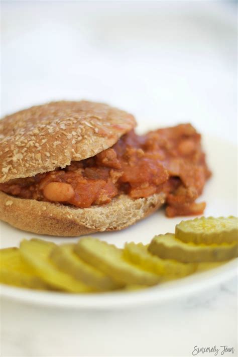 Healthier Turkey Sloppy Joes Sincerely Jean