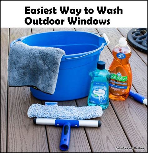 Easiest Way To Wash Outdoor Windows Butterflies And Baubles Window