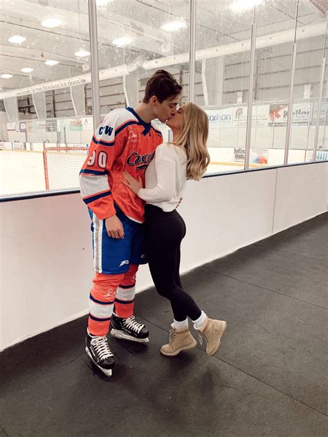 hockey 🏒 in 2022 hockey girlfriend couple goals teenagers cute couples goals