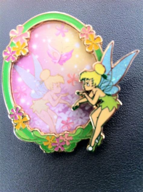 Tink In The Mirror Disney Pins Tinkerbell Enamel Pins