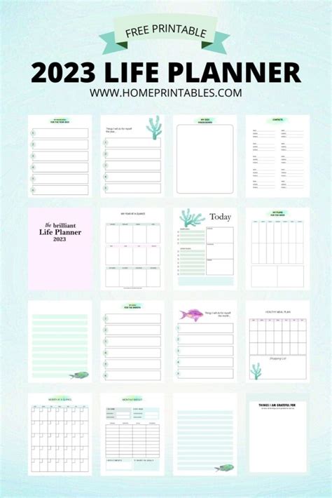 Planner 2023 Pdf Free Download 40 Awesome Printables For You Fillable