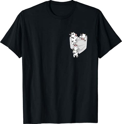 Udderly Funny Fashion: Grab the Cow-in-a-Sack Pocket Tee for a Moo