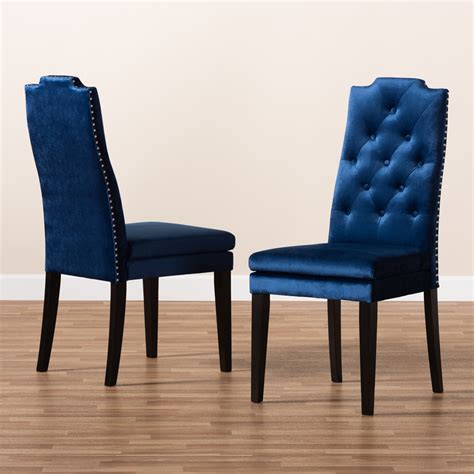 Baxton Studio Dylin Modern And Contemporary Navy Blue