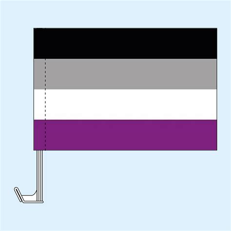 Asexual Pride Car Flag Flags And Flagpoles