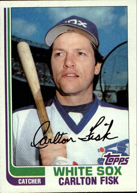 But it was durability over the long run that built the hall of fame career for a man who retired as the player who carlton ernest fisk inducted to the hall of fame in: 1982 Topps Baseball Card #110 Carlton Fisk | eBay