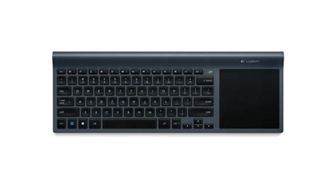 Desire This Logitech Wireless All In One Keyboard With Built In Touchpad