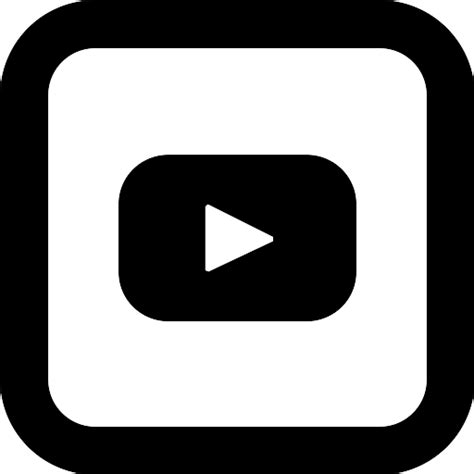 Youtube Square Icon Vector 02