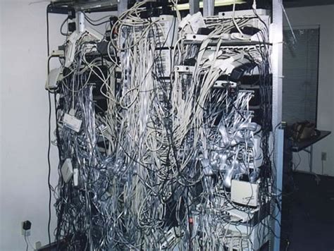 Server Room Cabling Hell 15 Of The Worst Server Wiring Jobs Ever