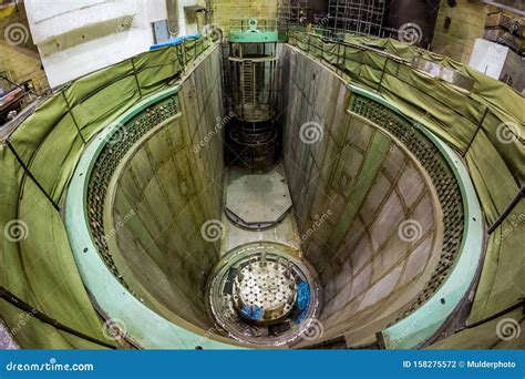 Unfinished Nuclear Reactor Core Nuclear Power Plant Under Construction