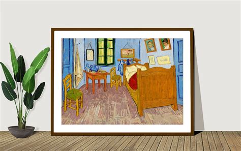 Van Goghs Schlafzimmer In Arles Von Vincent Van Gogh Fine Art Etsy De