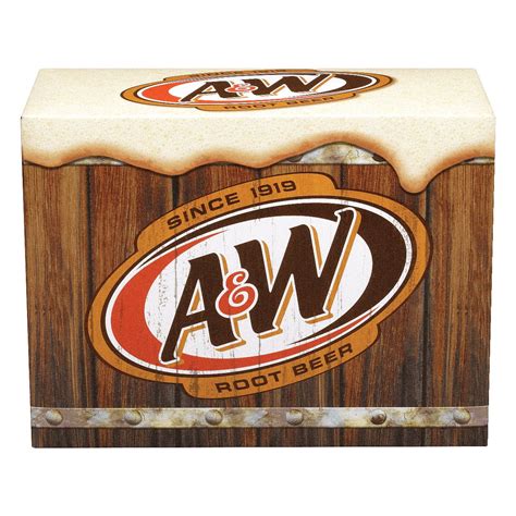 Aandw Root Beer Soda 12 Fl Oz Cans 12 Pack
