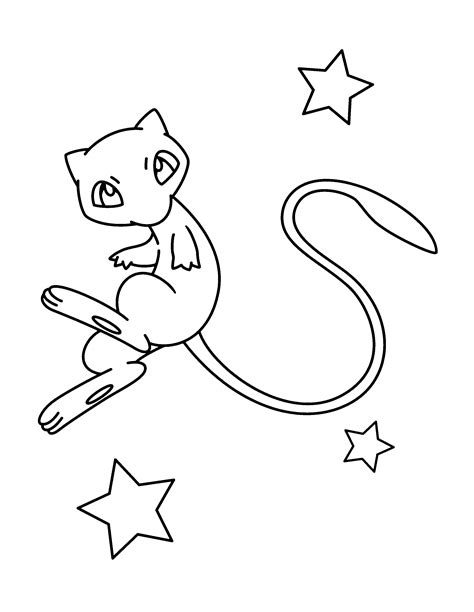 Dibujos Para Colorear De Pokemon Kawaii