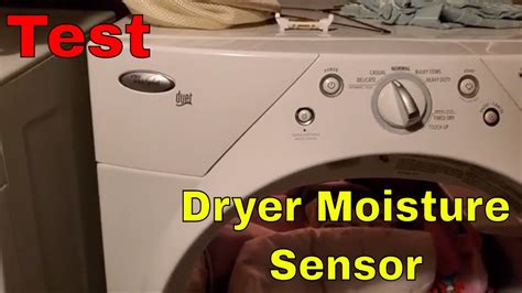 Test Dryer Moisture Sensor Whirlpool Duet Youtube