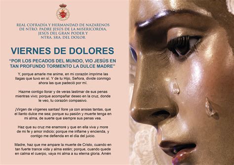 Virgen Del Dolor Viernes De Dolores 2021