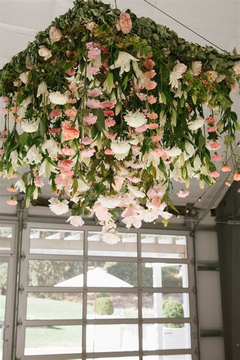 29 Gorgeous Wedding Floral Chandeliers That Will Blow Your
