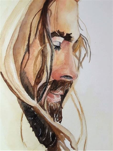 Download 25 Artwork Jesus Watercolor Painting F1 Vektor