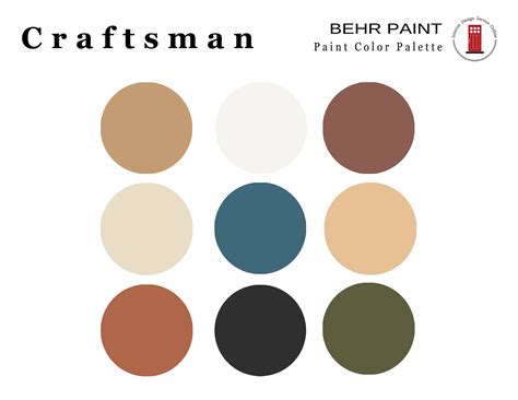 the color scheme for behr paint's palettes is shown in different colors