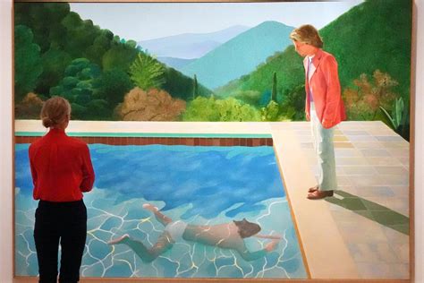 David Hockney Painting “portrait Of An Artist Pool With Two Figures
