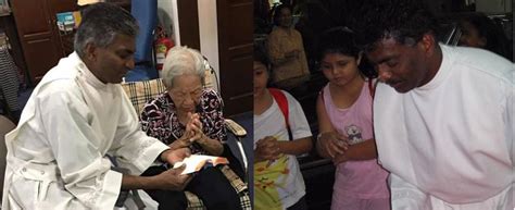 While it would not hurt to take it at home by yourself, the purpose is that this is a shared meal, in union with other believers. COMFORTING THOSE IN NEED DURING ADVENT