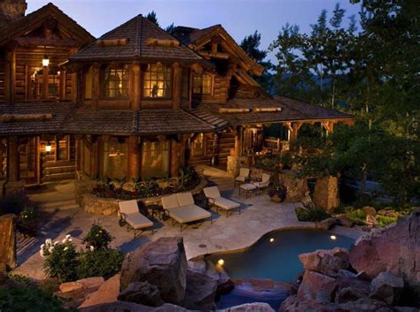 Romantic Rustic Log And Stone Home In A Colorado Mountain Village