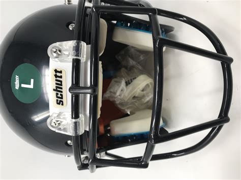 New Schutt Xp Hybrid Youth Large Football Helmet Blackblack 799003