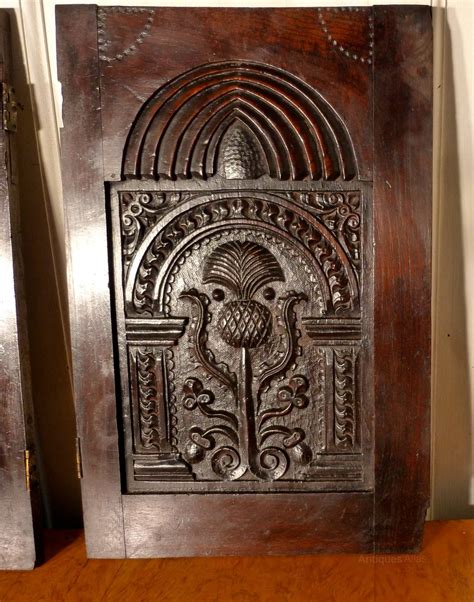 Antiques Atlas A Pair Of Superbly Carved Oak Door Panels