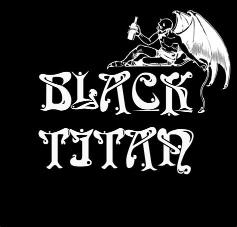 Black Titan Logo Tee Black Titan