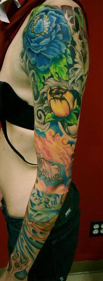Nicholas hart @ deep roots tattoo in seattle, wa. Color sleeve done at Deep Roots Tattoo Seattle, WA. #tats #tattoos #tattoo #inked #ink | Roots ...
