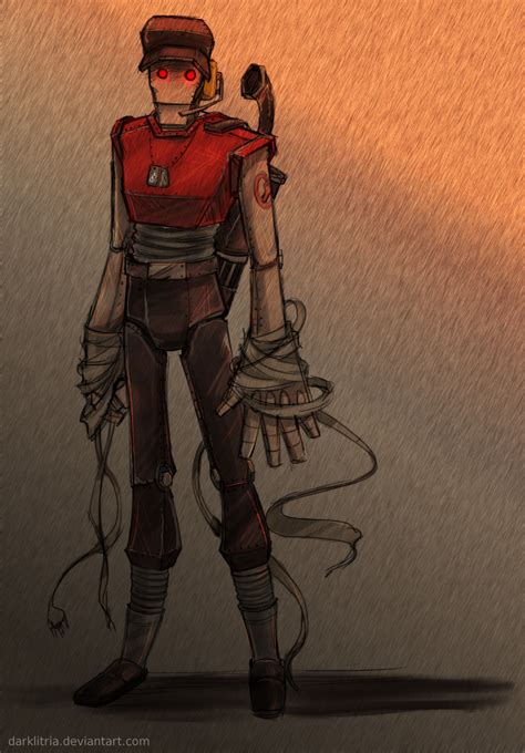 Tf2 Robot Scout By Darklitria On Deviantart