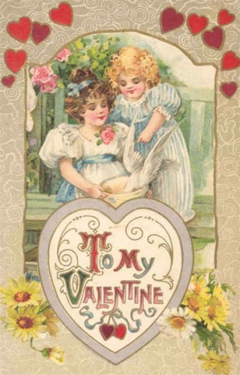 Vintage Valentines Day Images Public Domain Condition Free Happy
