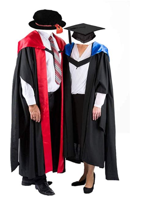 Unisex Uk Master Graduation Gown With Hood Gradplaza