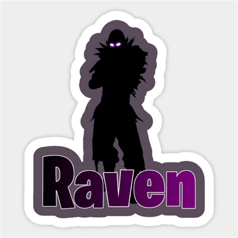Raven Fn Design Fortnite Raven Sticker Teepublic