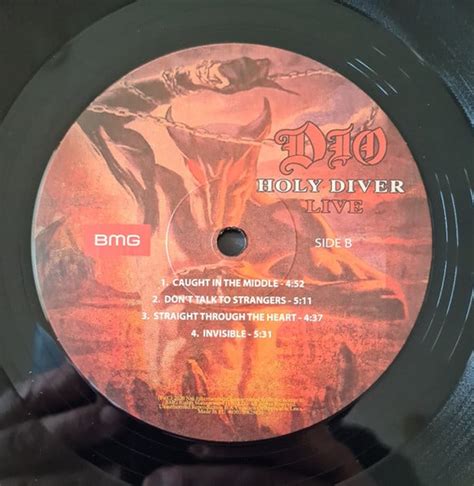 Dio Holy Diver Live 3 Lps New Sealed Europe 2021 Lenticular 3d Cover